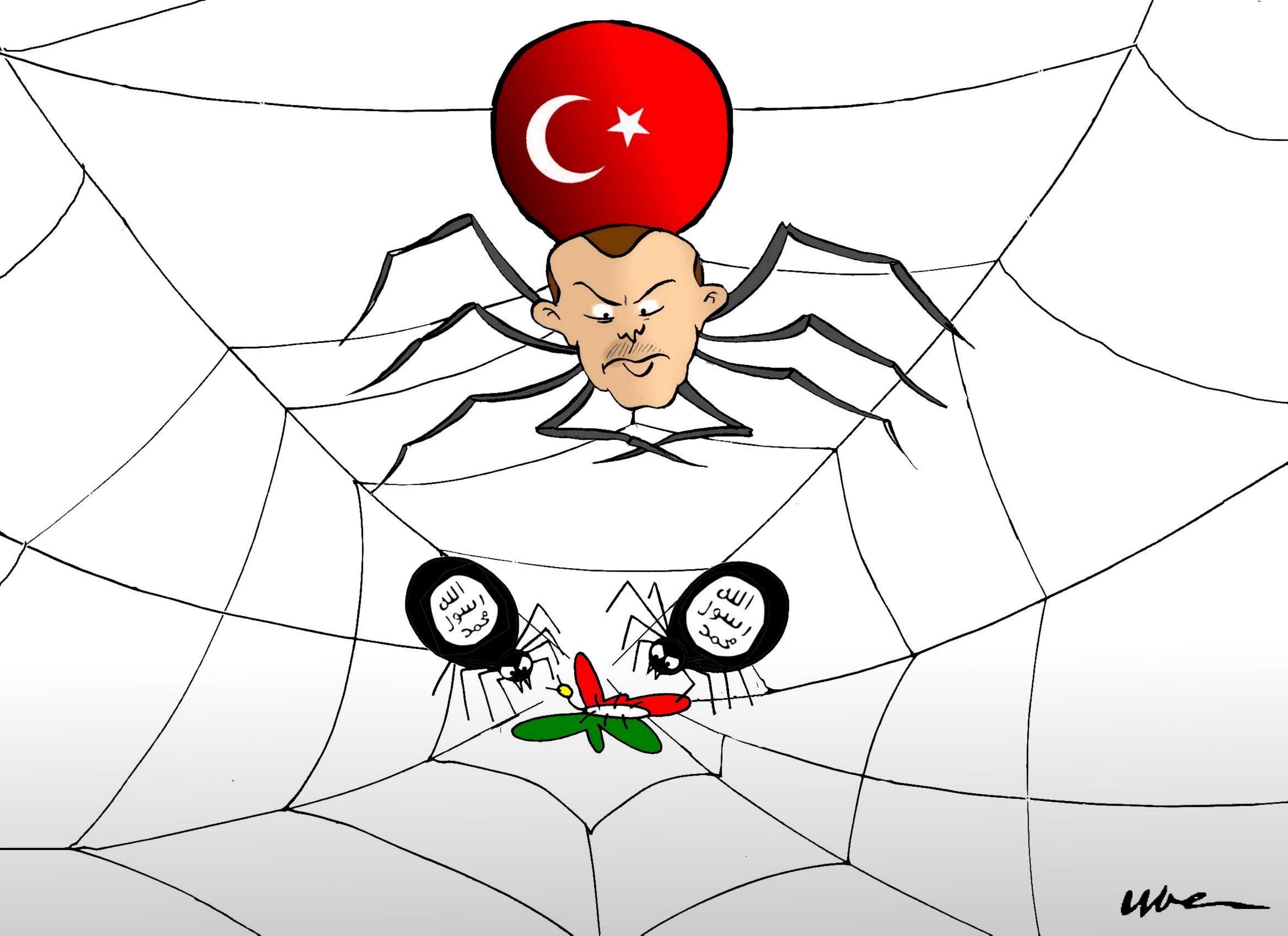 erdogan e i curdi, la tela del ragno