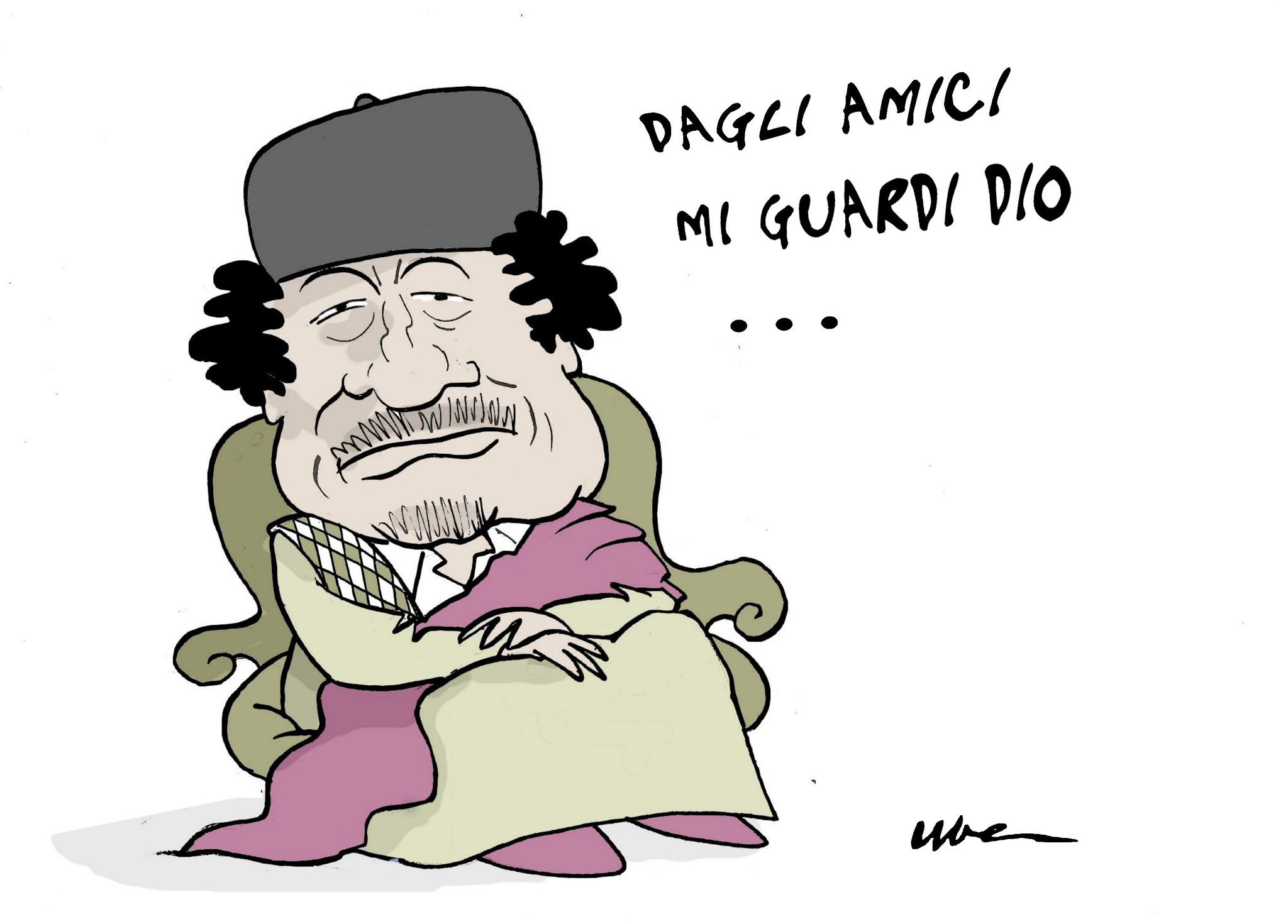 Sarkozy e un antico proverbio libico